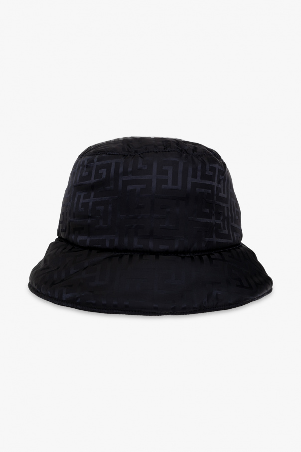 hat xs eyewear men Gloves - Reversible bucket hat with monogram Balmain -  SchaferandweinerShops KR